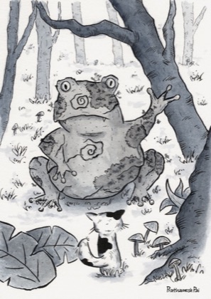 Wag and the stone frog